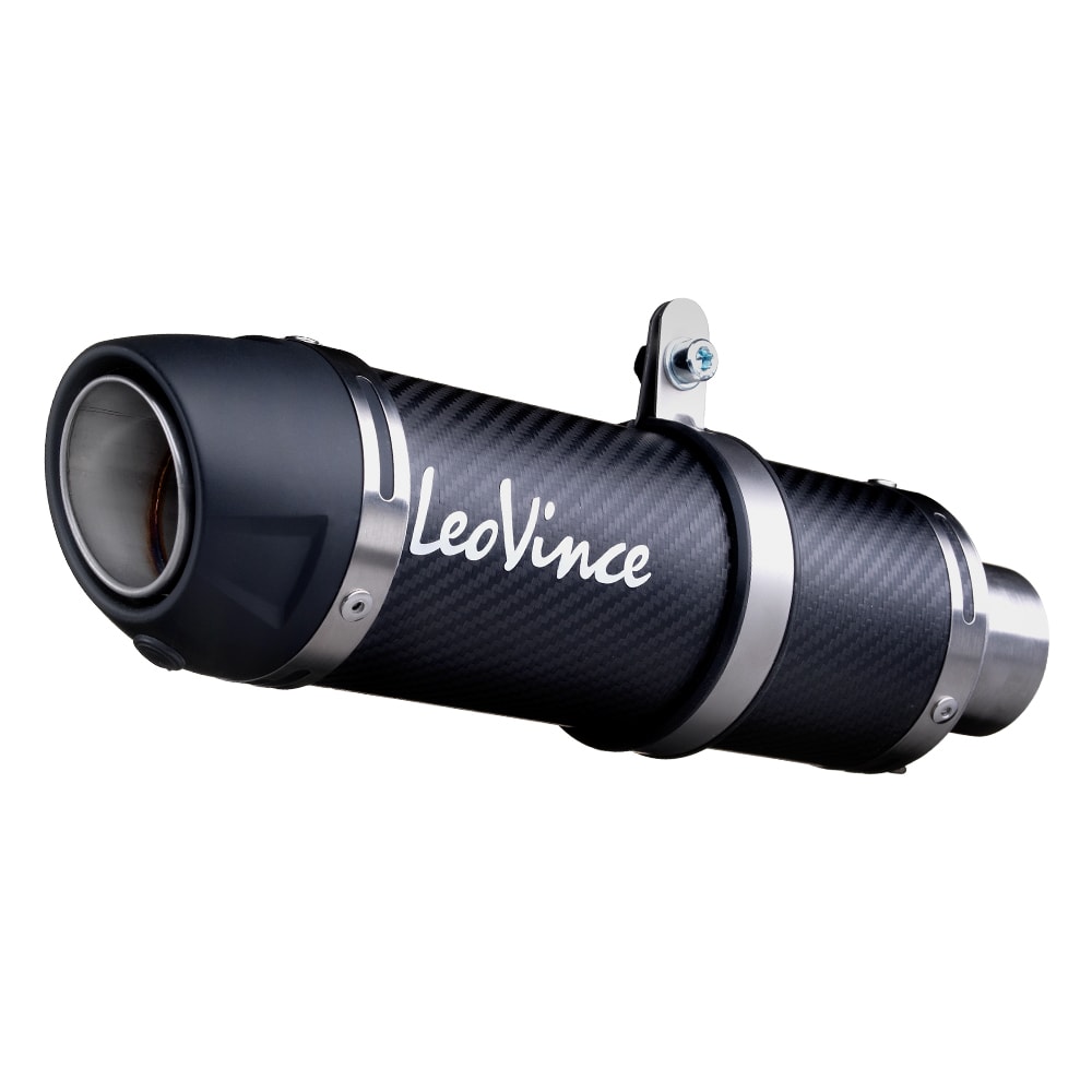 Leovince LV-10 Kawasaki Ref:15218 Not Homologated Stainless Steel Muffler Silver