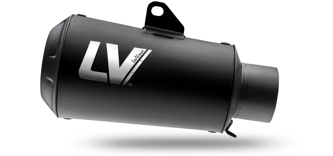 Leovince LV-10 Kawasaki Ref:15209 Not Homologated Stainless Steel Muffler Silver