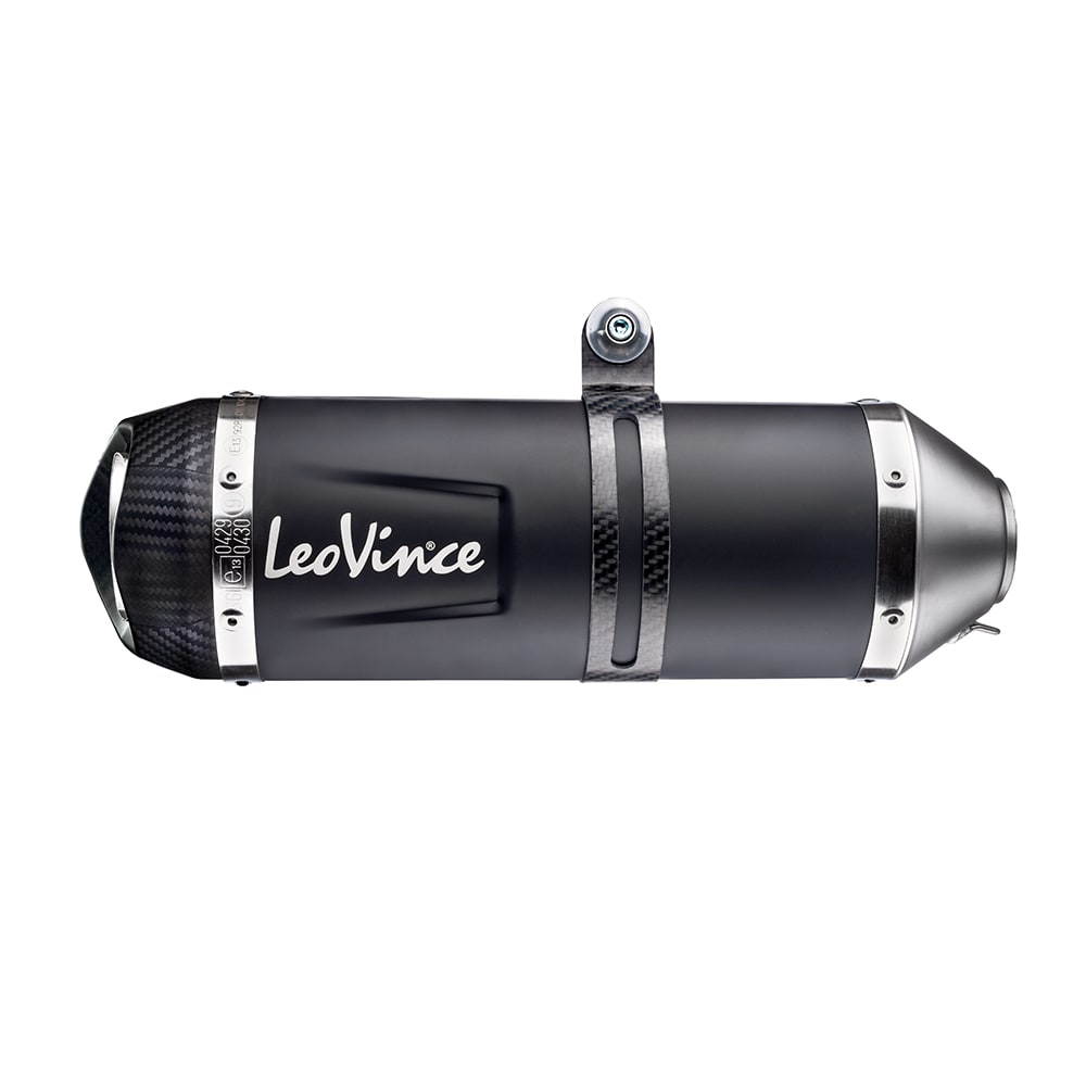 Leo Vince 14251EB LV One EVO Exhaust System - Black Stainless Muffler 