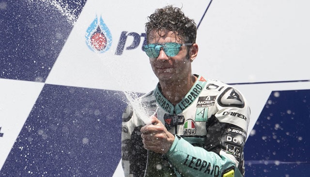 Dalla Porta sul podio, Bastianini out