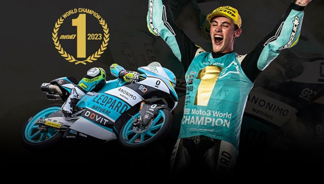 Jaume Masiá Campione del Mondo Moto3 2023