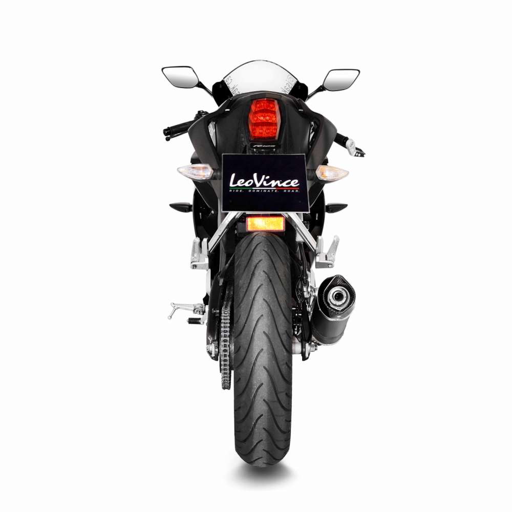 Leovince Black Edition LV One Evo Exhaust System - 14383EB Motorcycle -  Dennis Kirk