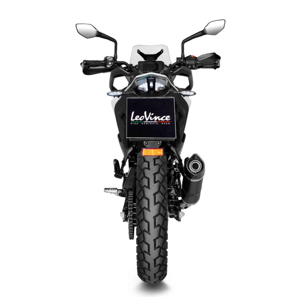 LeoVince LV One Evo Black Edition SS Slip On Exhaust KTM 390 Adventure  (2020-2021)