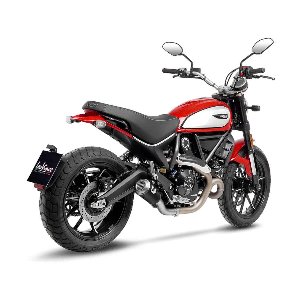 LV-10 CARBON FIBER for Ducati Scrambler 800 Icon/icon Dark/nightshift/urban 2021 - 2023 | LeoVince