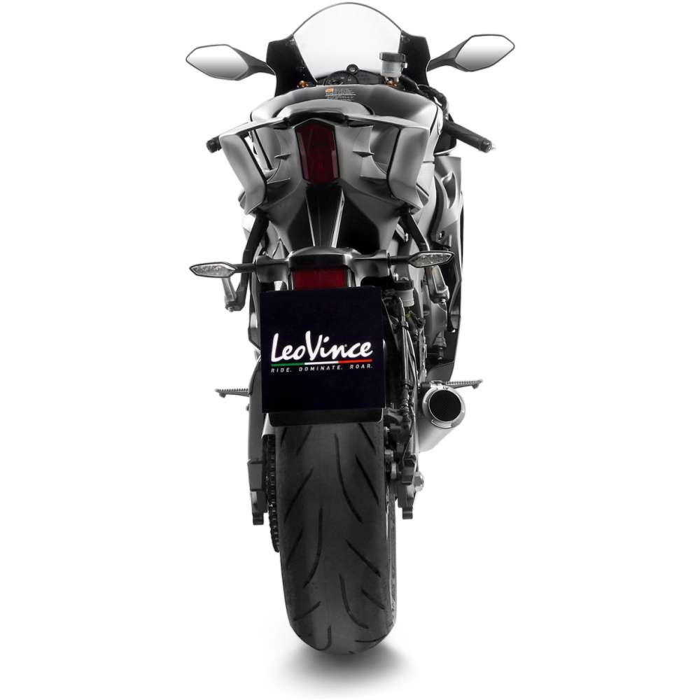 Leovince Titanium LV Corsa Slip On Muffler - 15400T Sport Bike Motorcycle -  Dennis Kirk