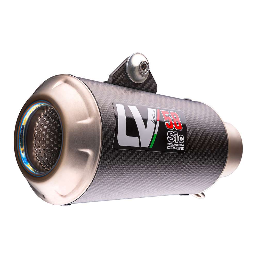 LeoVince 15244B LV-10 Black Slip-on Exhaust for Honda CBR1000RR/CBR1000RR-R  '21