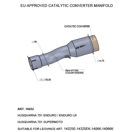 CATALYTIC CONVERTER MANIFOLD