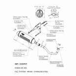 4ROAD CARBON LINE TITANIUM HEADER