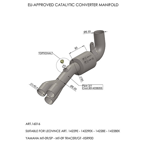 CATALYTIC CONVERTER MANIFOLD