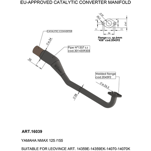 CATALYTIC CONVERTER MANIFOLD
