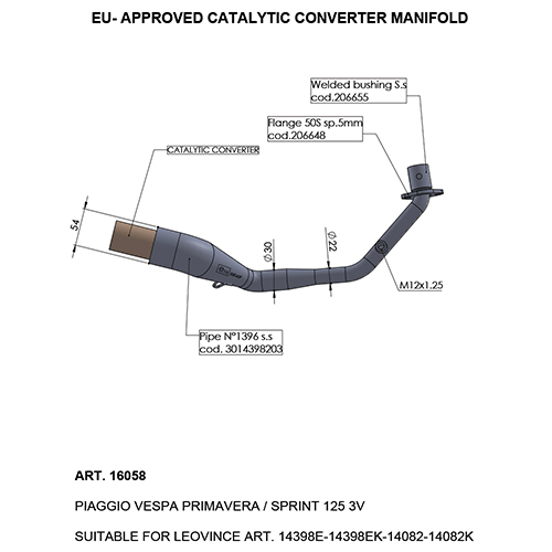 CATALYTIC CONVERTER MANIFOLD