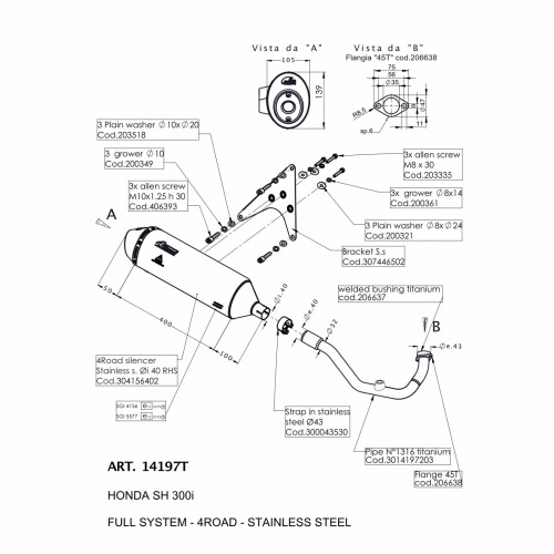4ROAD TITANIUM HEADER
