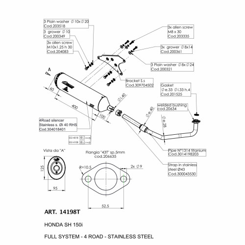 4ROAD TITANIUM HEADER